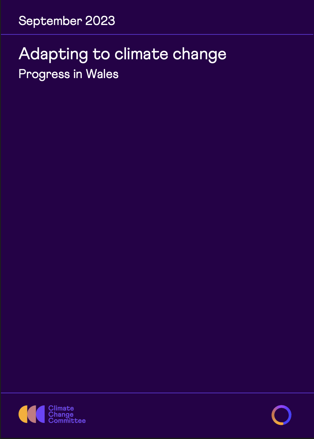Adapting to climate change - Progress in Wales